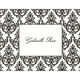Madison Damask Folded Note Cards - Letterpress Image 3 of 3